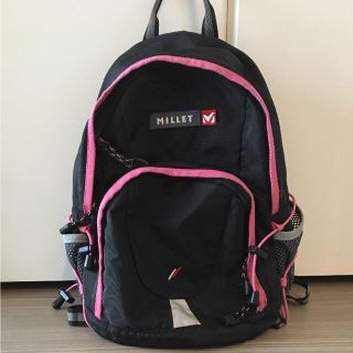 ミレー(MILLET)のMILLETミレー ピンクパイピング キッズバックパックリュック(リュックサック)