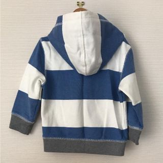 ベビーギャップ(babyGAP)のbaby Gap 裏起毛パーカー 95 2y ボーダー(ジャケット/上着)