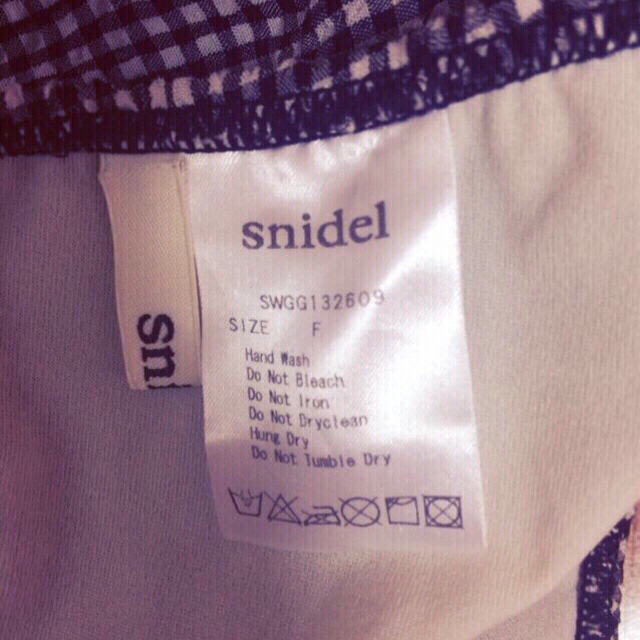 SNIDEL(スナイデル)のsnidel ギンガムチェック 水着 レディースの水着/浴衣(水着)の商品写真