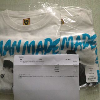 サンダイメジェイソウルブラザーズ(三代目 J Soul Brothers)の早い者勝ちhuman made naoto着用 青 Mサイズ(Tシャツ/カットソー(半袖/袖なし))