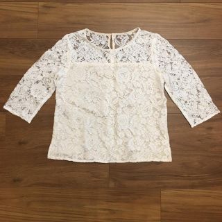 リミットレスラグジュアリー(LIMITLESS LUXURY)の専用 レース ブラウス 白 Limitless luxury 新品(シャツ/ブラウス(長袖/七分))