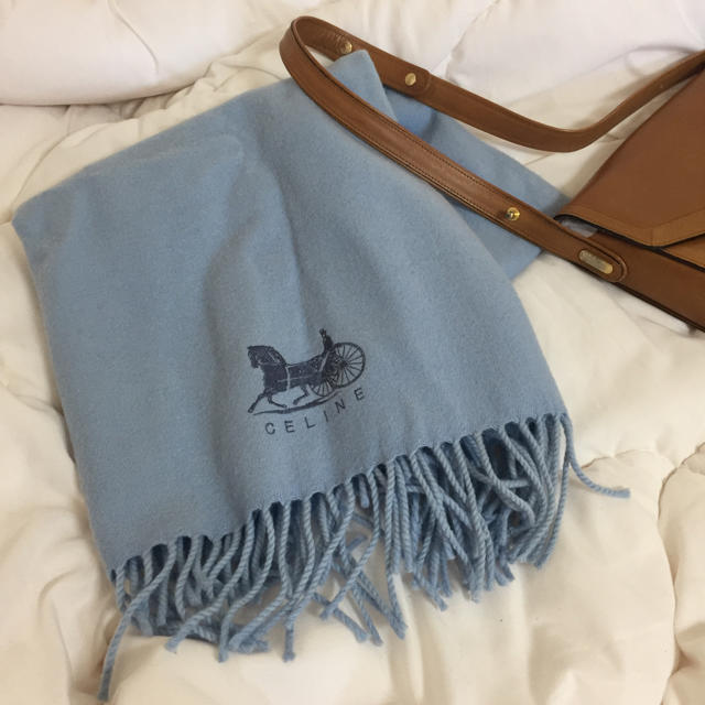 celine(セリーヌ)のharuna様 専用 高級 celine vintage shawl. レディースのファッション小物(マフラー/ショール)の商品写真