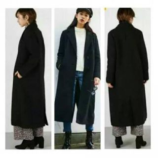 マウジー(moussy)のMOUSSY    WOOL BLEND SINGLE CORT(ロングコート)