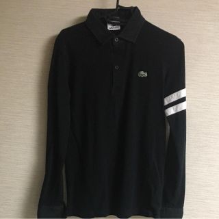 ラコステ(LACOSTE)のラコステ 長袖シャツ Sサイズ ブラック(ポロシャツ)