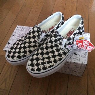 Vans Vans Peanuts スヌーピー スリッポン チェッカーの通販 By パー ヴァンズならラクマ