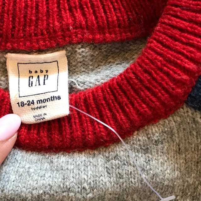 babyGAP(ベビーギャップ)の再値下げしました‼︎GAP＊未使用＊18-24months キッズ/ベビー/マタニティのベビー服(~85cm)(ニット/セーター)の商品写真