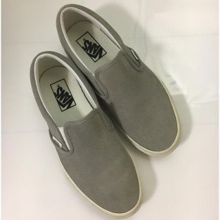 ヴァンズ(VANS)のVANS スエードスリッポン グレー(スニーカー)