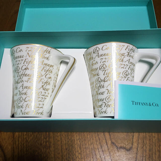 ティファニー(Tiffany & Co.)の【新【RUI様専用】ティファニー NOTES(ノーツ）ペアカップ(グラス/カップ)
