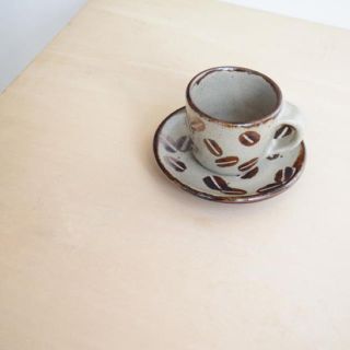 値引可 レア 工房十鶴 新品 コーヒー 豆柄 やちむん カップの通販 by ...