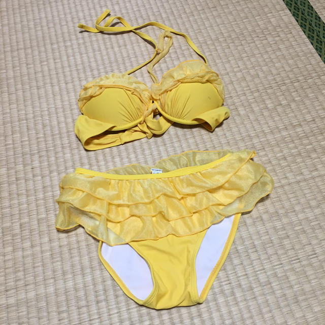 水着 イエロー レディースの水着/浴衣(水着)の商品写真