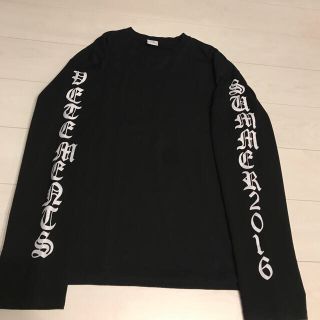 VETEMENTS ヴェトモン ロングスリーブ L(Tシャツ/カットソー(七分/長袖))