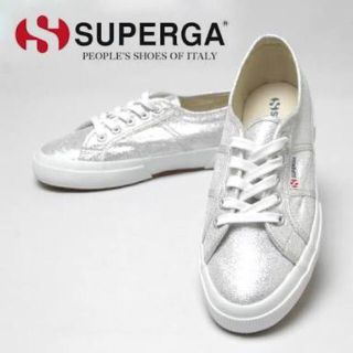 スペルガ(SUPERGA)のTIME様専用♡SUPERGA スペルガ キャンバススニーカー シルバー(スニーカー)