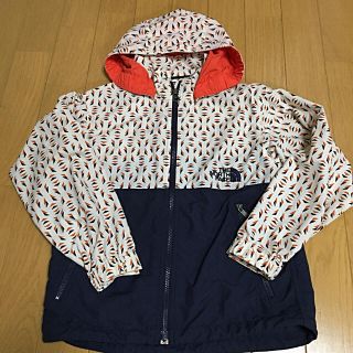 ザノースフェイス(THE NORTH FACE)の使用品 ユニセックス ノースフェイスキッズ 120サイズ ナイロンパーカー(ジャケット/上着)