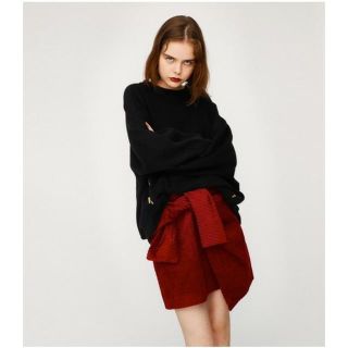 マウジー(moussy)の今期新作新品moussyコーデュロイラップスカート(ミニスカート)