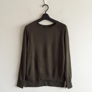 ザラ(ZARA)のZARA♡カーキ色のニットソー(ニット/セーター)