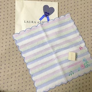 ローラアシュレイ(LAURA ASHLEY)の新品 LAURA ASHLEY タオルハンカチ(ハンカチ)