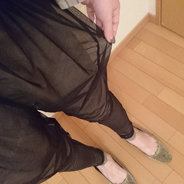 Lochie(ロキエ)のblack × gray チュールパンツ レディースのパンツ(その他)の商品写真