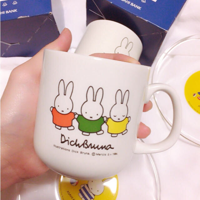 ミッフィー🐰お皿とコップのセット インテリア/住まい/日用品のキッチン/食器(食器)の商品写真