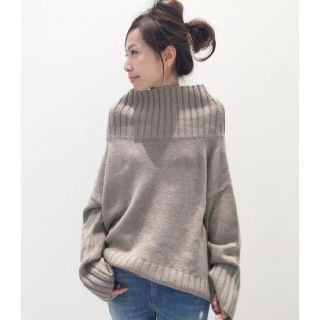 アパルトモンドゥーズィエムクラス(L'Appartement DEUXIEME CLASSE)のL'Appartement タートルネック WIDE KNIT(ニット/セーター)