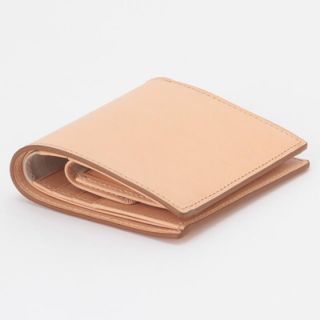 ムジルシリョウヒン(MUJI (無印良品))の新品6900円 無印良品 二つ折り財布 生成 コインポケット付(財布)