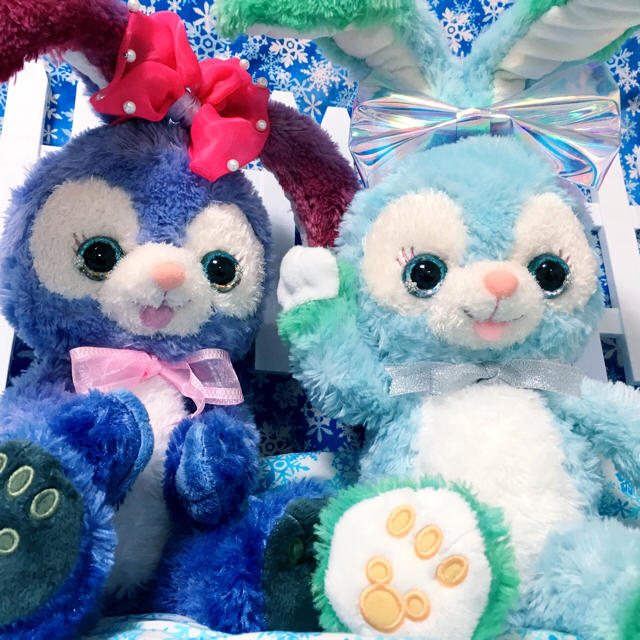 ステラルー染色アナ雪!スワロフスキー☆ダッフィー☆シェリーメイ☆ジェラトーニ