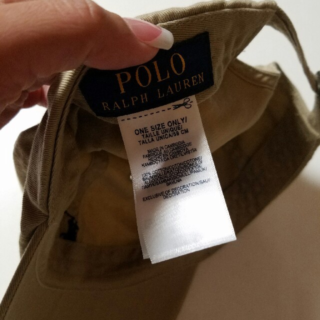 POLO RALPH LAUREN(ポロラルフローレン)のPOLO　キャップ レディースの帽子(キャップ)の商品写真