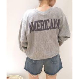 アメリカーナ(AMERICANA)の【新品タグ付き】ドゥージーエムクラス  AMERICANA スウェット(トレーナー/スウェット)