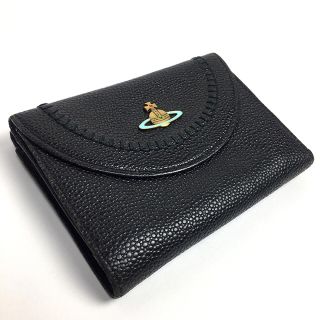 ヴィヴィアンウエストウッド(Vivienne Westwood)のヴィヴィアンウエストウッド 折財布 レザー ブラック(財布)