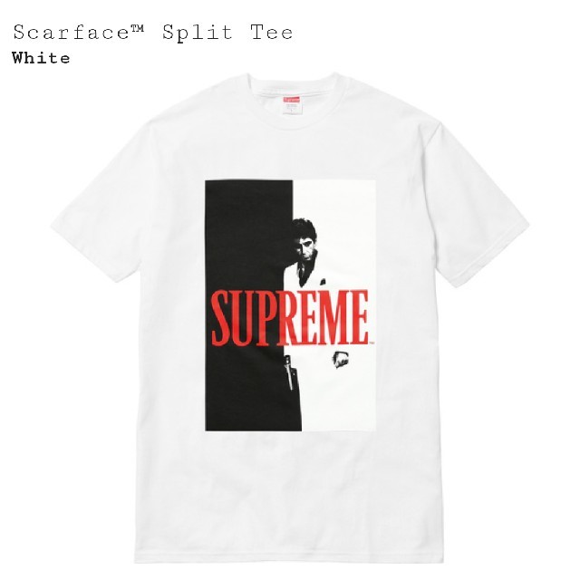 Supreme(シュプリーム)のLsize　新品未使用　Supreme/scarface メンズのトップス(Tシャツ/カットソー(半袖/袖なし))の商品写真