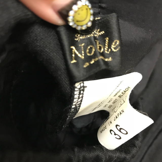 Noble(ノーブル)のNoble 黒パンツ レディースのパンツ(その他)の商品写真