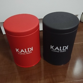 カルディ(KALDI)のカルディ☆キャニスター 缶☆２つセット KALDI(容器)