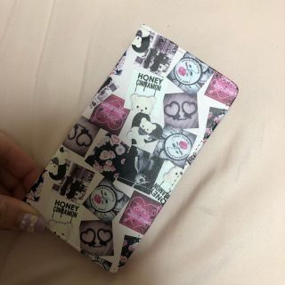 ハニーシナモン(Honey Cinnamon)の美品☆Honey Cinnamon iPhone6/6s/7対応 手帳型ケース(iPhoneケース)