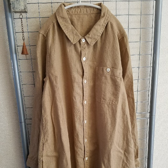 新品 ネストローブ リネンシャツワンピース