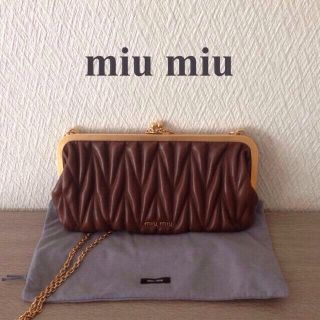 ミュウミュウ(miumiu)のmiumiu♥︎パーティバッグ(クラッチバッグ)