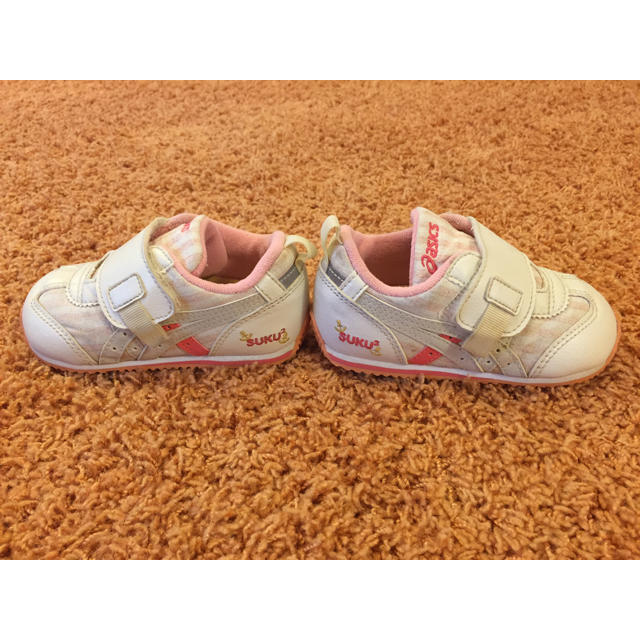 asics(アシックス)の専用  アシックス  子供靴  TUB153  ピンク  14cm キッズ/ベビー/マタニティのベビー靴/シューズ(~14cm)(スニーカー)の商品写真