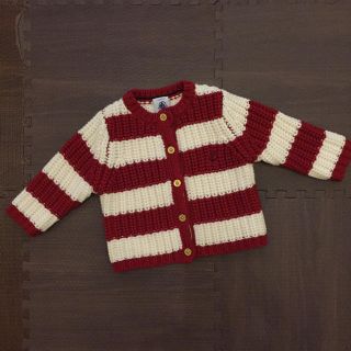 プチバトー(PETIT BATEAU)のプチバトー ニット カーディガン(ニット/セーター)