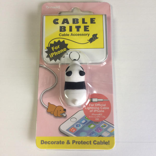 たつ様専用 CABLE BITE パンダ2個 スマホ/家電/カメラのスマホアクセサリー(その他)の商品写真