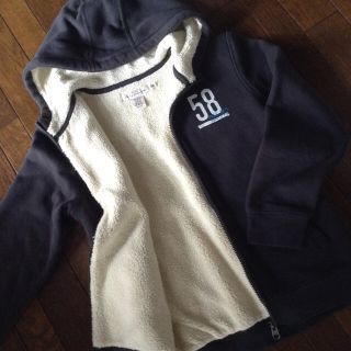 エイチアンドエム(H&M)の■美品■ H&M 裏起毛グレーパーカー 150(ジャケット/上着)