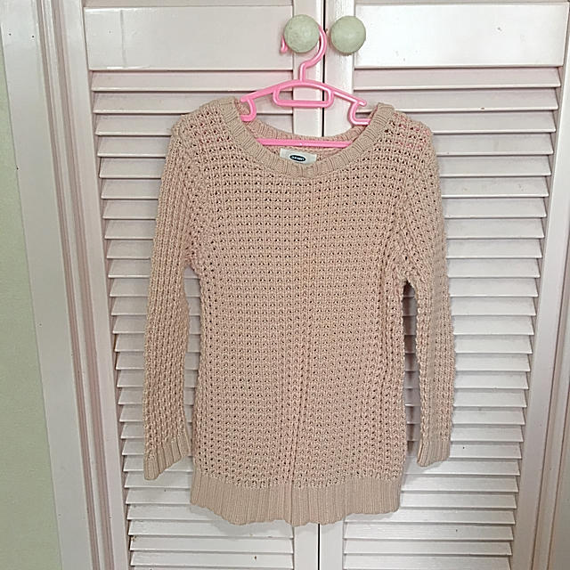 Old Navy(オールドネイビー)のold navy♡ くすみピンクニット キッズ/ベビー/マタニティのキッズ服女の子用(90cm~)(ニット)の商品写真