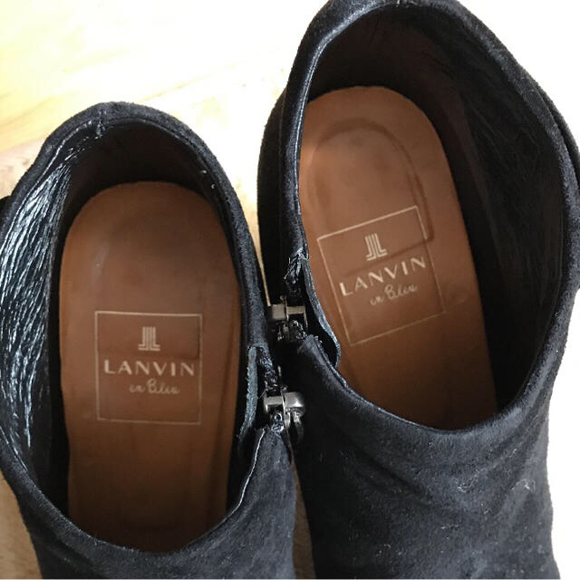 LANVIN en Bleu(ランバンオンブルー)のランバンオンブルー ブーティ 24cm 美品 レディースの靴/シューズ(ブーティ)の商品写真