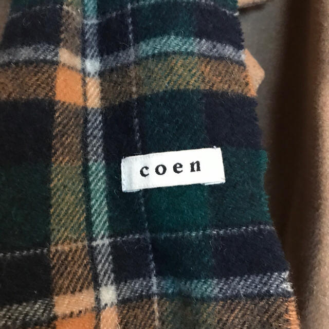 coen(コーエン)の【Coen】チェックマフラー レディースのファッション小物(マフラー/ショール)の商品写真