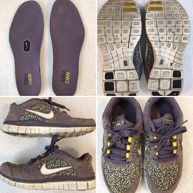 NIKE(ナイキ)の【中古】ナイキ／ NIKE ランニングシューズ フリーラン＋３ リバティー レディースの靴/シューズ(スニーカー)の商品写真