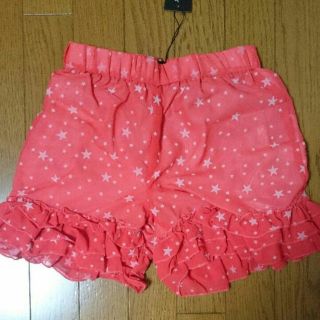 新品タグ付き 星 ショートパンツ オレンジ M(ショートパンツ)