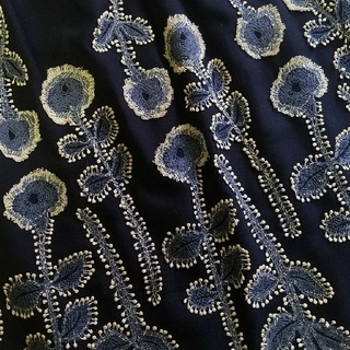 最終値下frost garden スカート size[38] navy 保管品