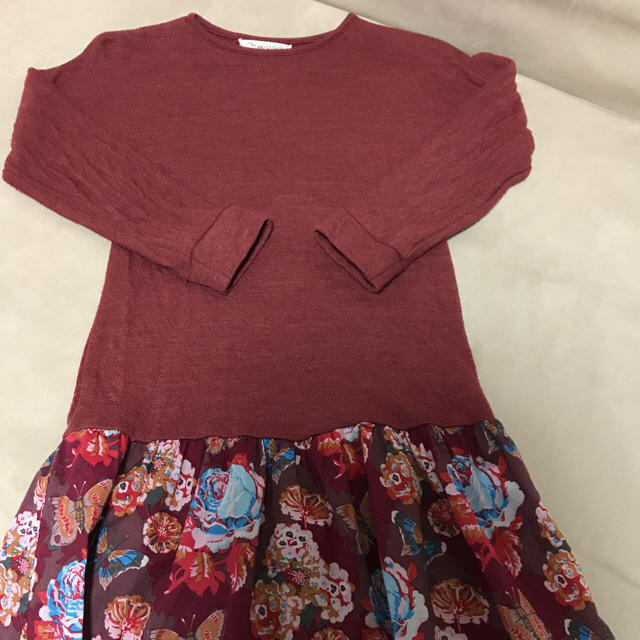 mezzo piano(メゾピアノ)の♡チュニック 120㌢ キッズ/ベビー/マタニティのキッズ服女の子用(90cm~)(Tシャツ/カットソー)の商品写真