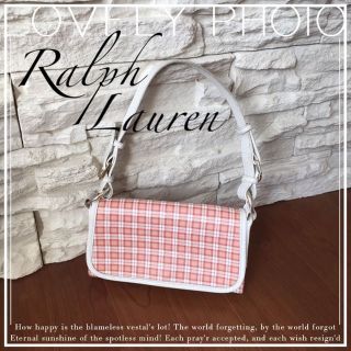 ラルフローレン(Ralph Lauren)の美品ラルフローレン♡チェック柄ハンドバッグ(ハンドバッグ)