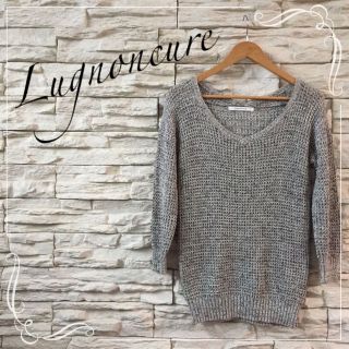 テチチ(Techichi)の新品Lugnoncure♡ローゲージ ざっくりラメ ニットソー(その他)