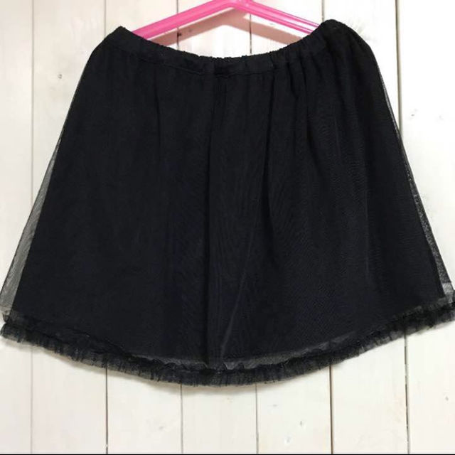 GU(ジーユー)の★GＵ★チュールスカート★140★ キッズ/ベビー/マタニティのキッズ服女の子用(90cm~)(スカート)の商品写真