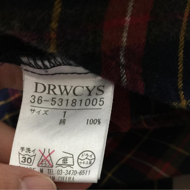 DRWCYS(ドロシーズ)のDRWCYS  チェックシャツ レディースのトップス(シャツ/ブラウス(長袖/七分))の商品写真