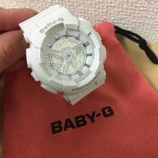 ベビージー(Baby-G)のBaby-G レディース 新品未使用 ホワイト(腕時計)